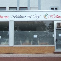 Schild für Bäckerei/Café