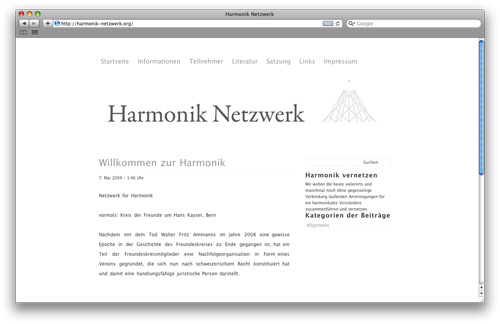 Harmonik Netzwerk