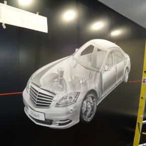 Beklebungen für Mercedes Benz auf der IAA 2011