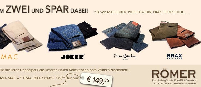 Produktfotografien und Anzeigengestaltung