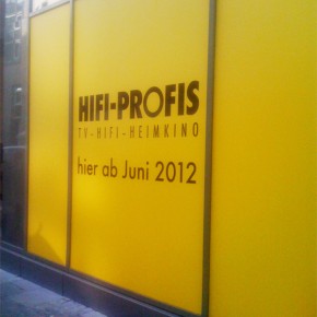 Sichtschutz für die Hifi-Profis