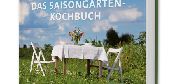 Layout und Umschlaggestaltung für das Saisongarten-Kochbuch Layout und Umschlaggestaltung für das Saisongarten-Kochbuch