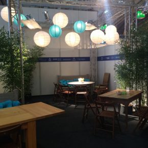 Gesamtkonzept, Dekorationen und Beschriftung für das Café der Verlage auf der Buchmesse 2016 Gesamtkonzept, Dekorationen und Beschriftung für das Café der Verlage auf der Buchmesse 2016