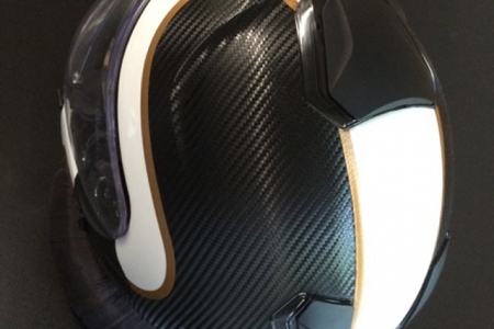 FontFront-Helmfolierung-Carbon-Fiber-Folie-Brushed-Gold-02