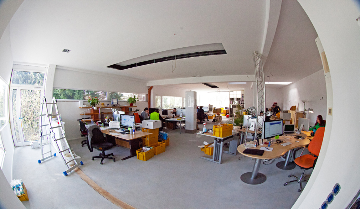 Das neue Büro